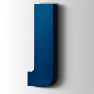 Kunststoff-Buchstabe J Impact Acryl 5002 Ultramarinblau – 1