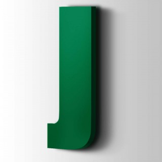 Kunststof Letter J Impact Acrylaat 6029 Mint Green - 1