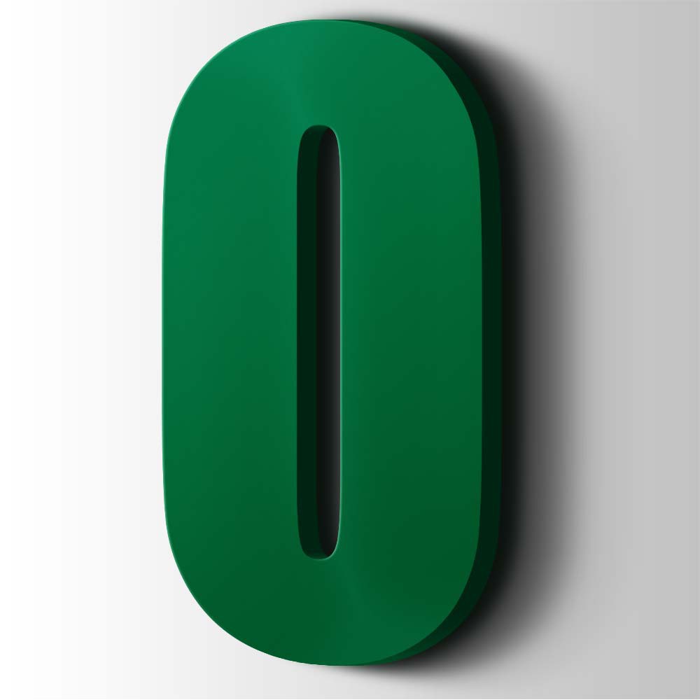 Kunststof Letter O Impact Acrylaat 6029 Mint Green - 1