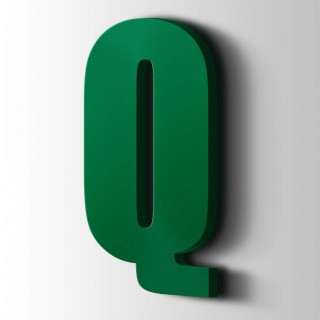 Kunststof Letter Q Impact Acrylaat 6029 Mint Green - 1