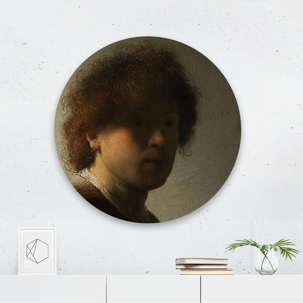 Behangcirkel Rembrandt van Rijn zelfportret - 1