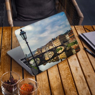 Florance Ponte Santa Trinita Laptop-Aufkleber – 1