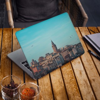 Laptop-Aufkleber „Istanbul Galata-Turm“ – 1