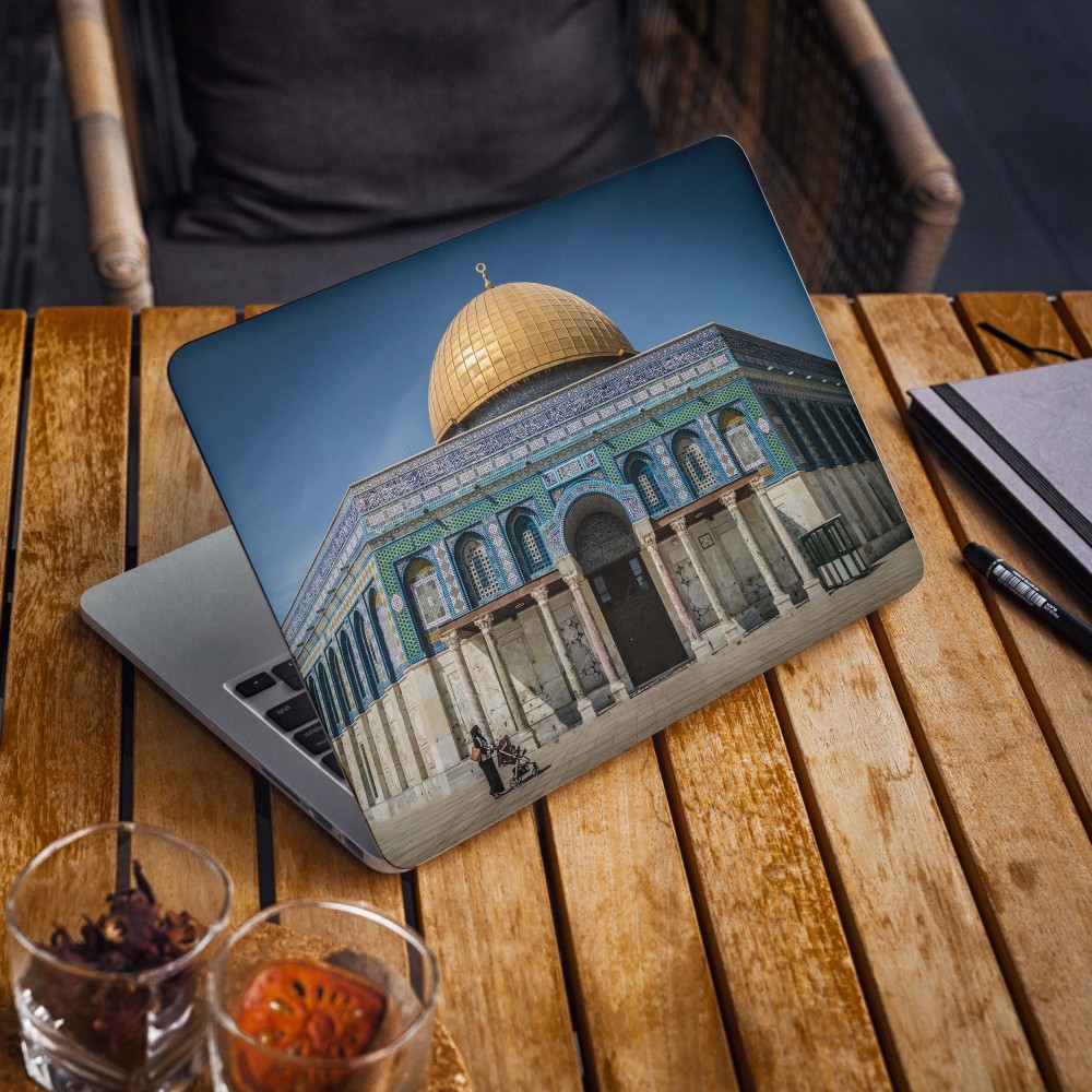 Jeruzalem Dome Of The Rock Laptop Sticker - 1
