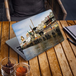 Laptop-Aufkleber „Hafen von Kapstadt“ – 1