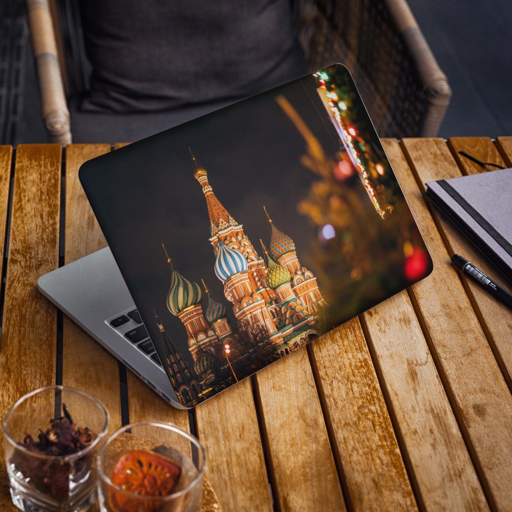 Moskou S'nachts Laptop Sticker - 1