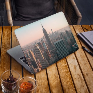 New York Overzicht Laptop Sticker - 1