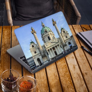 Wenen Karlskirche Laptop Sticker - 1