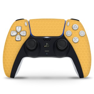 PlayStation 5 Controller Skin Honeycomb Oranje - 1