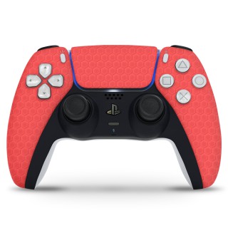 PlayStation 5 Controller Skin Honeycomb Rood - 1