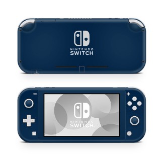 Nintendo Switch Lite Skin Effen Donker Blauw - 1