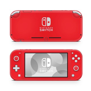 Nintendo Switch Lite Skin Effen Rood - 1