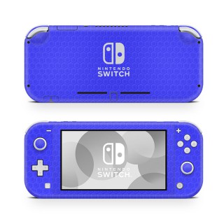 Nintendo Switch Lite Skin Honeycomb Blauw - 1
