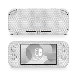 Nintendo Switch Lite Skin Honeycomb Wit - 1