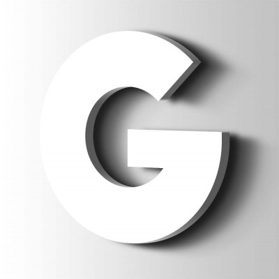 Kunststof Letter G Big John Acrylaat 9016 Traffic White - 1