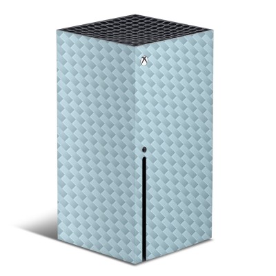 Xbox Series X Console Skin Carbon Licht blauw - 1