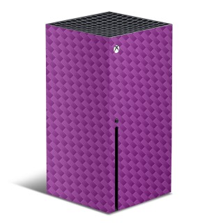 Xbox Series X Console Skin Carbon Paars - 1