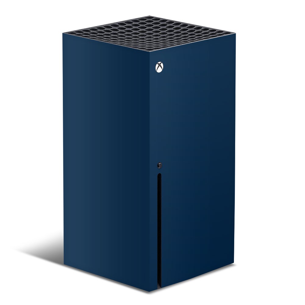 Xbox Series X-Konsolen-Skin, einfarbig, dunkelblau – 1