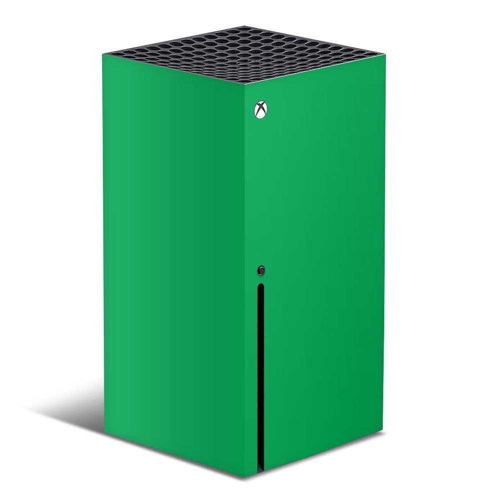 Xbox Series X-Konsolen-Skin, einfarbig, grün – 1
