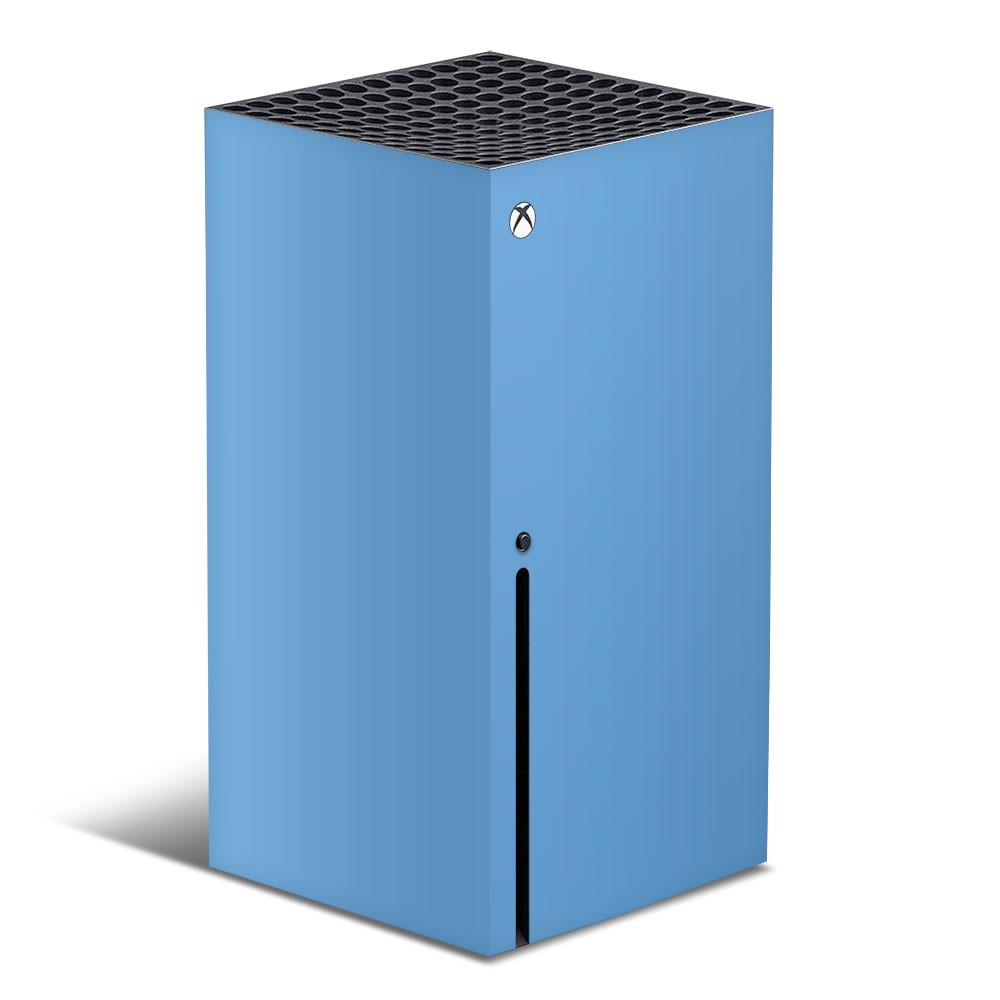 Xbox Series X Konsolen-Skin, einfarbig, Hellblau – 1