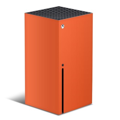 Xbox Series X Console Skin Effen Oranje - 1