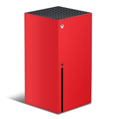 Xbox Series X Console Skin Effen Rood - 1