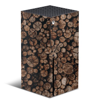 Xbox Series X Console Skin Firewood - 1