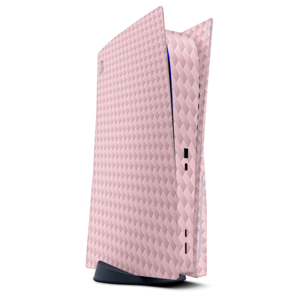PlayStation 5 Console Skin Carbon Roze - 1