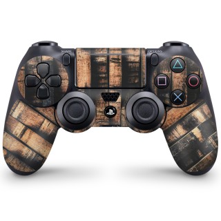 Playstation 4 Controller Skin Hout Braided - 1
