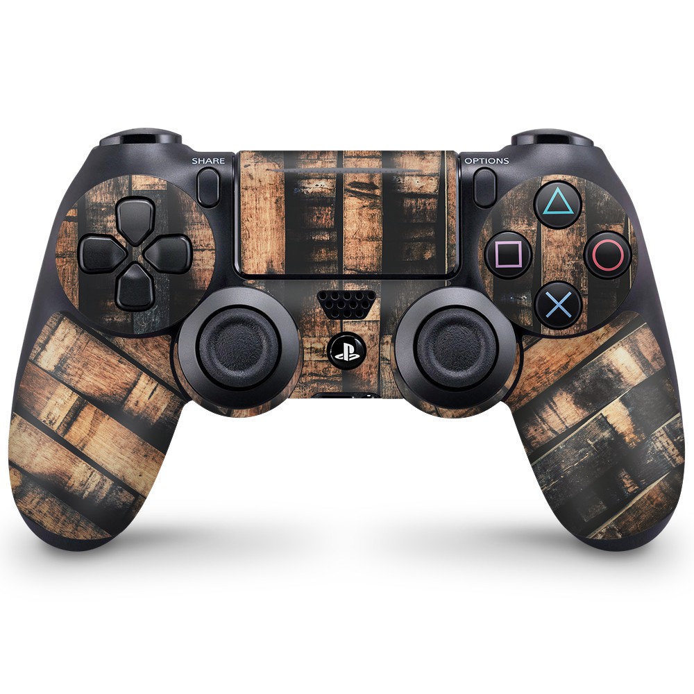 Playstation 4 Controller Skin Hout Braided - 1