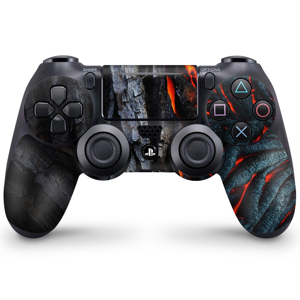 Playstation 4 Controller Skin Hout Campfire - 1