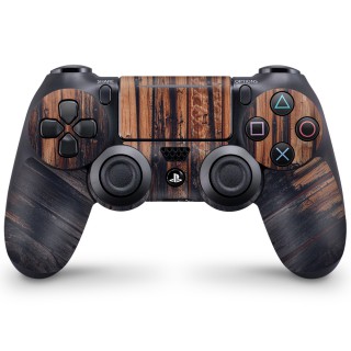 Playstation 4 Controller Skin Hout Discoloured - 1