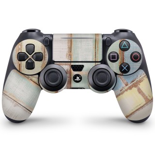 Playstation 4 Controller Skin Hout Fence - 1