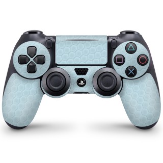 Playstation 4 Controller Skin Honeycomb Licht Blauw - 1