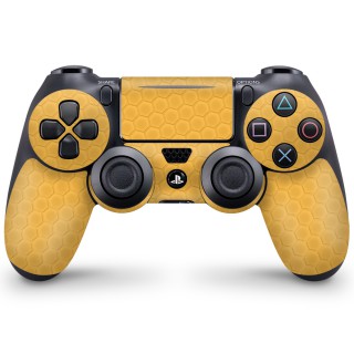 Playstation 4 Controller Skin Honeycomb Orange - 1