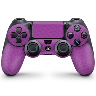 Playstation 4 Controller Skin Honeycomb Paars - 1