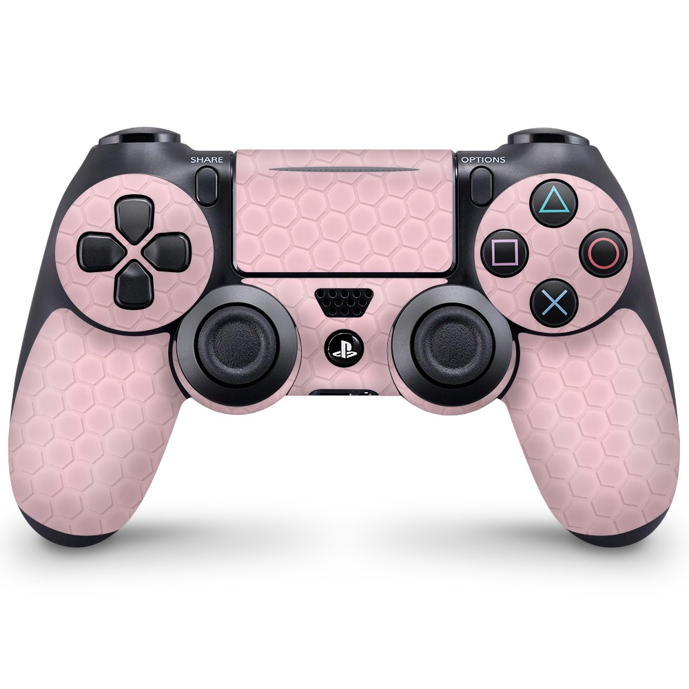 Playstation 4 Controller Skin Honeycomb Roze - 1