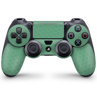 Playstation 4 Controller Skin Honeycomb Sea Green - 1