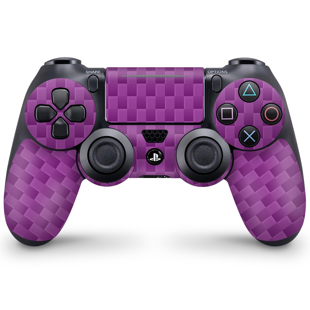 Playstation 4 Controller Skin Carbon Paars - 1
