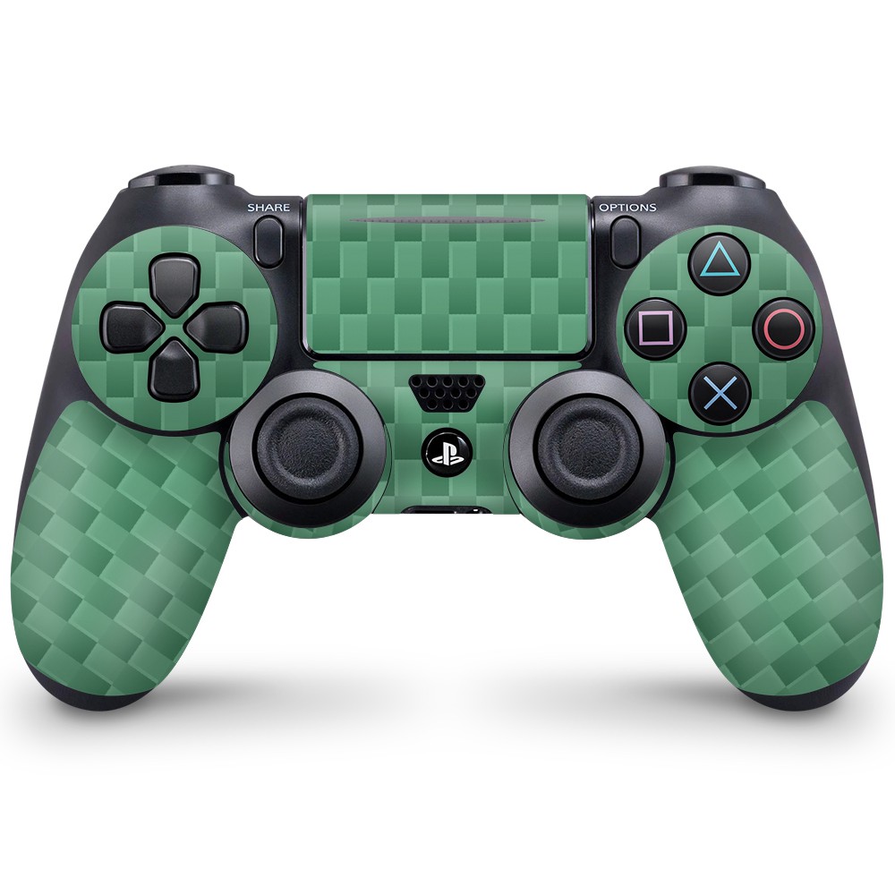 Playstation 4 Controller Skin Carbon Sea Green - 1