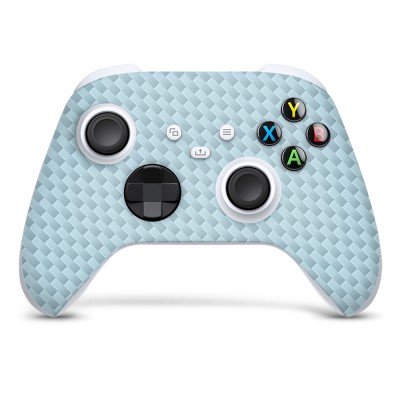 Xbox Series X Controller Skin Carbon Licht Blauw - 1
