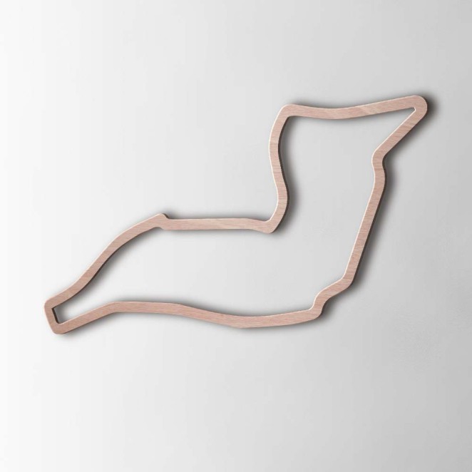 Wanddecoratie | F1 Circuit Imola | Hout
