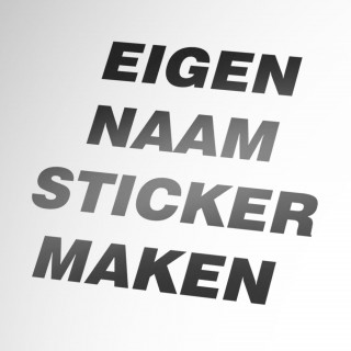 conservatief kever twist Naamsticker maken - Stickermaster
