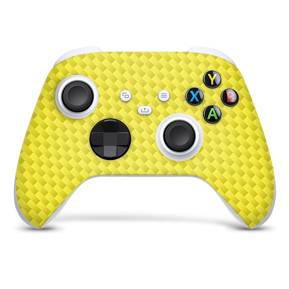 Xbox Series S Controller Skin Carbon Geel - 1