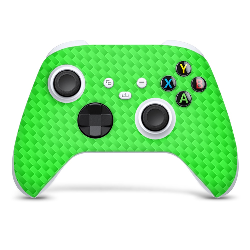 Xbox Series S Controller Skin Carbon Green – 1