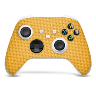 Xbox Series S Controller Skin Carbon Oranje - 1