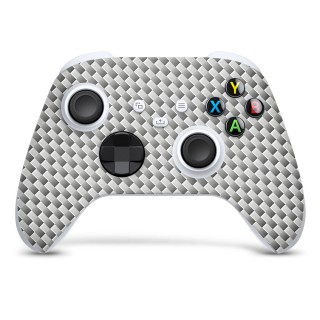 Xbox Series S Controller Skin Carbon Wit - 1