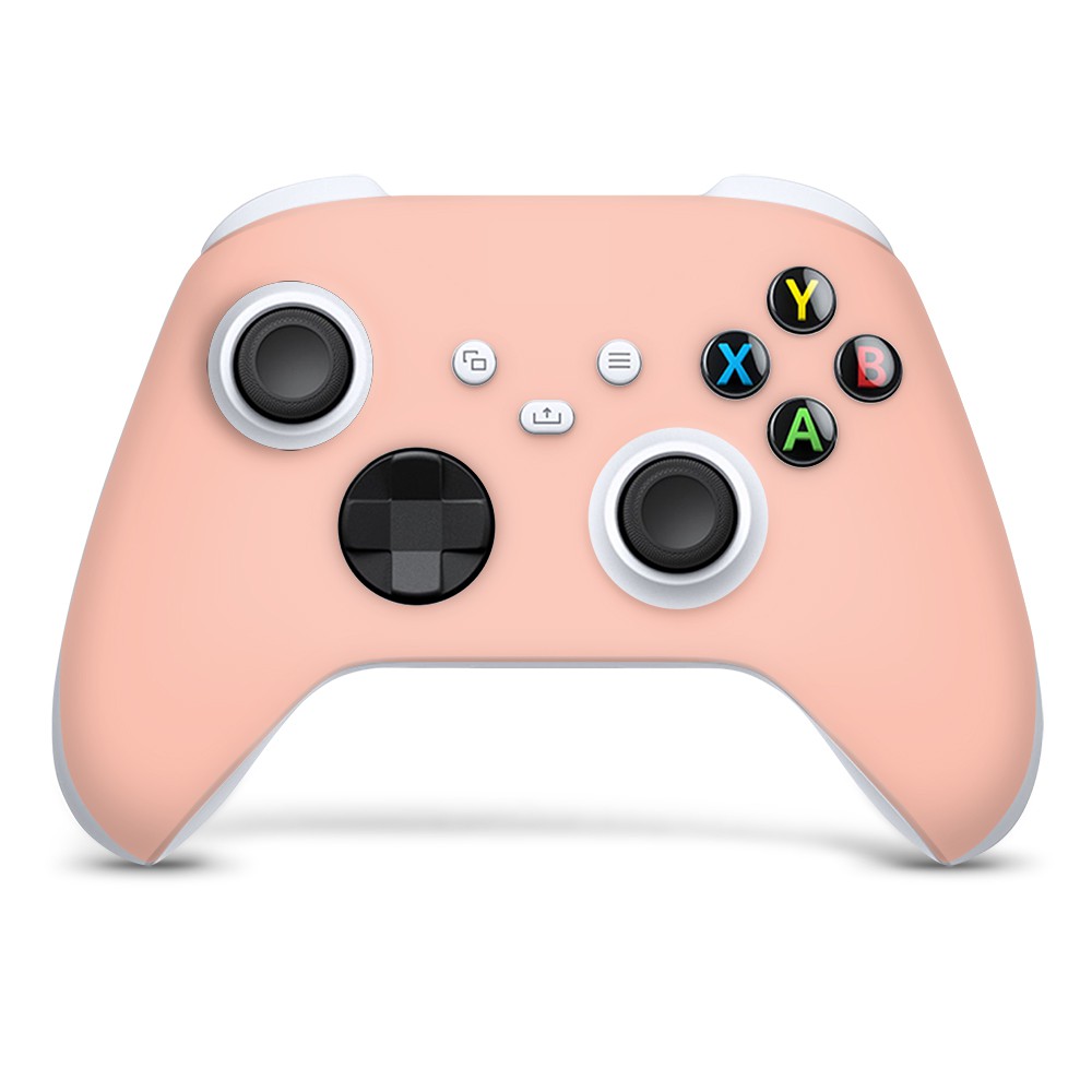 Skin für Xbox Series S-Controller, einfarbig, Pfirsichfarben – 1