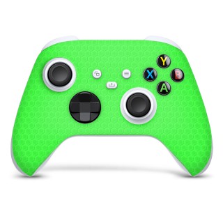 Xbox Series S Controller Skin Honeycomb Groen - 1