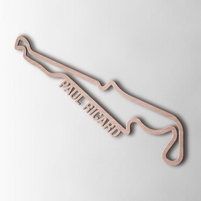 Wanddecoratie | F1 Circuit Paul Ricard | Hout - 2 Wanddecoratie | F1 Circuit Paul Ricard | Hout - 2